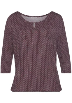 Damenshirts|Vivance 3/4-Arm-Shirt Beere