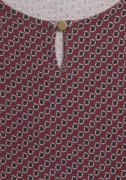 Damenshirts|Vivance 3/4-Arm-Shirt Beere