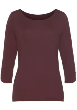 Damenshirts|Vivance 3/4-Arm-Shirt Beere