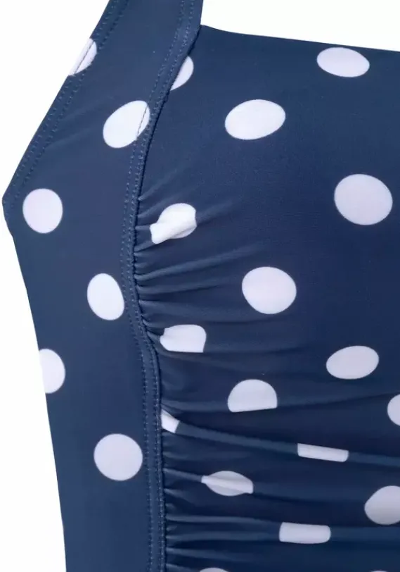 Badeanzuge|LASCANA Badeanzug Rauchblau