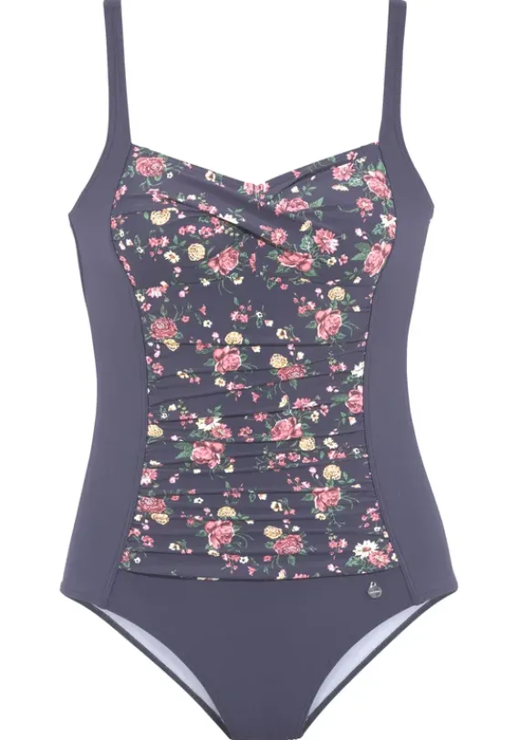 Badeanzuge|LASCANA Badeanzug"Anika" Marine Bedruckt