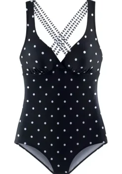 Badeanzuge|s.Oliver Badeanzug"Audrey" Schwarz-Weis