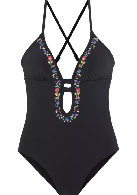 Badeanzuge|Buffalo Badeanzug"Flori" Schwarz