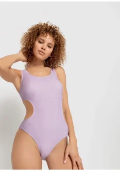 Badeanzuge|LSCN by LASCANA Badeanzug"Gina" Lila