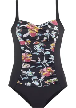 Badeanzuge|Sunseeker Badeanzug"Jam" Schwarz-Bunt