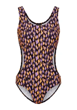 Nachhaltige Bademode|LSCN by LASCANA Badeanzug"Lavista" Schwarz Bedruckt