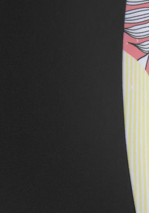 Badeanzuge|LASCANA ACTIVE Badeanzug"Layne" Turkis-Gelb-Bedruckt