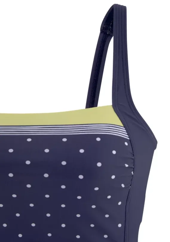 Badeanzuge|LASCANA Badeanzug"Monri" Blau-Gelb-Bedruckt