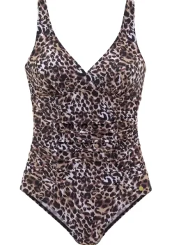 Badeanzuge|LASCANA Badeanzug"Raubi" Braun-Bedruckt