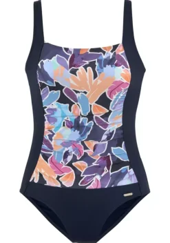 Badeanzuge|Sunseeker Badeanzug"Tahiti" Marine-Bedruckt