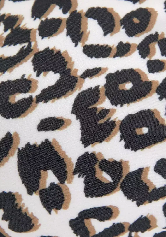 Bikini-Oberteile|Buffalo Bandeau-Bikini-Top"Kitty" Braun-Bedruckt