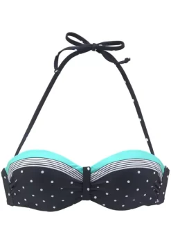 Grose Cups|LASCANA Bandeau-Bikini-Top"Monroe" Marine-Turkis