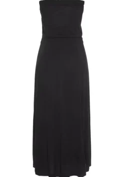 Kurze Kleider|LASCANA Bandeaukleid Schwarz