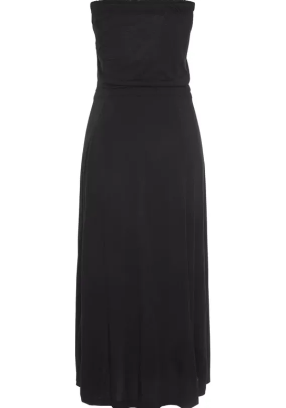 Kurze Kleider|LASCANA Bandeaukleid Schwarz