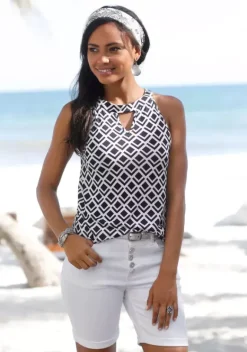 Shorts|LASCANA Bermudas Weis