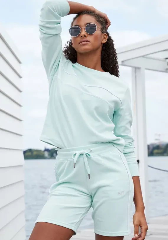 Nachhaltige Homewear|H.I.S Bermudas Hellmint