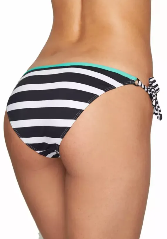 Bikini-Unterteile|KangaROOS Bikini-Hose"Anita" Schwarz-Weis