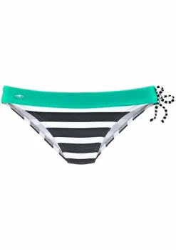 Bikini-Unterteile|KangaROOS Bikini-Hose"Anita" Schwarz-Weis