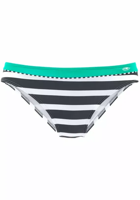 Bikini-Unterteile|KangaROOS Bikini-Hose"Anita" Schwarz-Weis