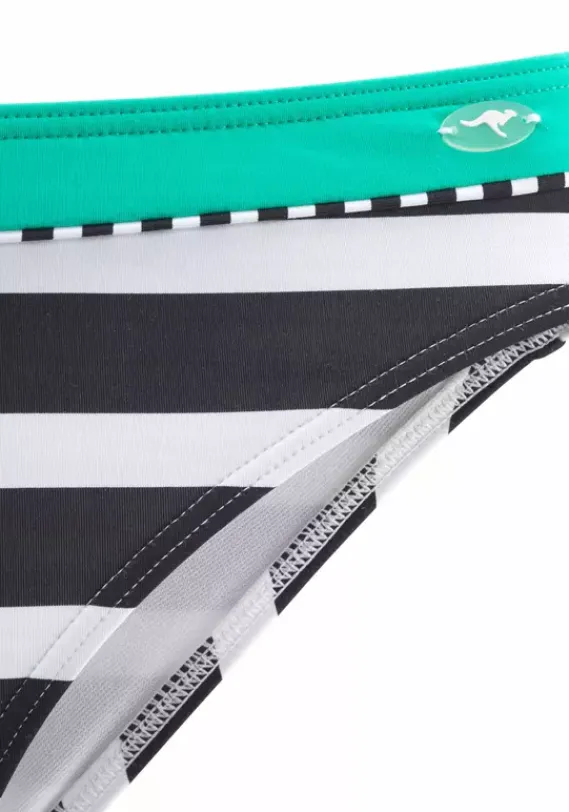 Bikini-Unterteile|KangaROOS Bikini-Hose"Anita" Schwarz-Weis