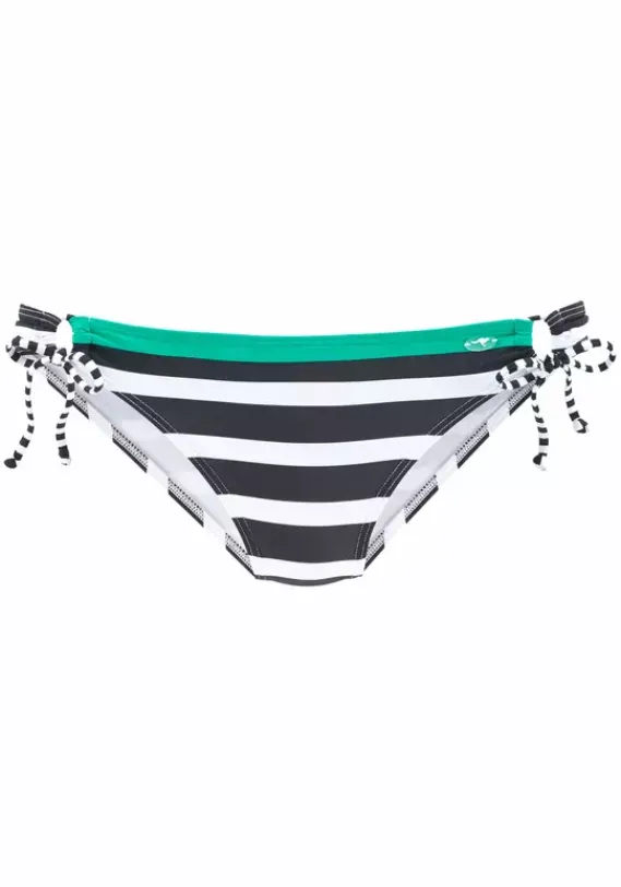 Bikini-Unterteile|KangaROOS Bikini-Hose"Anita" Schwarz-Weis