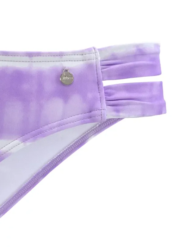 Bikini-Unterteile|s.Oliver Bikini-Hose"Enja" Lila-Weis