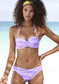 Bikini-Unterteile|s.Oliver Bikini-Hose"Enja" Lila-Weis