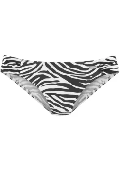 Bikini-Unterteile|Venice Beach Bikini-Hose"Fjella" Schwarz-Weis