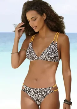 Bikini-Unterteile|Buffalo Bikini-Hose"Kitty" Braun-Bedruckt