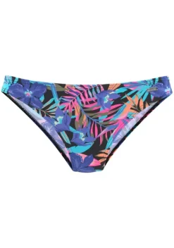 Bikini-Unterteile|Bench. Bikini-Hose"Pitch" Schwarz-Bedruckt