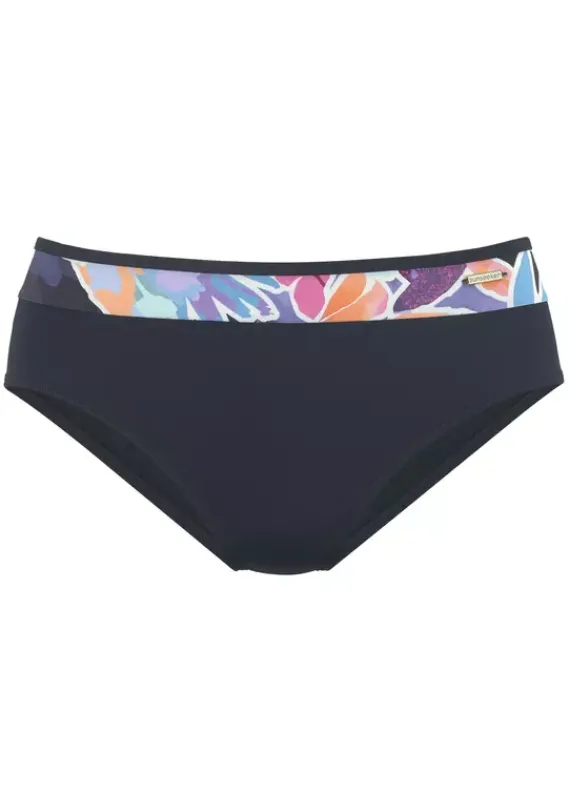 Bikini-Unterteile|Sunseeker Bikini-Hose"Tahiti" Marine-Bedruckt