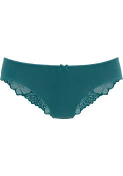 Slips|LASCANA Bikinislip Petrol, Schwarz, Bordeaux