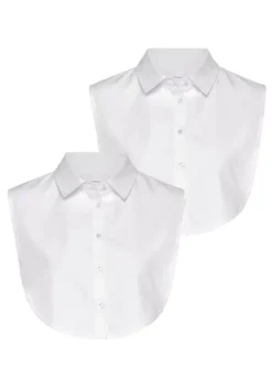 Blusen|Vivance Blusentop"Klassischer Bluseneinsatz" Weis + Weis