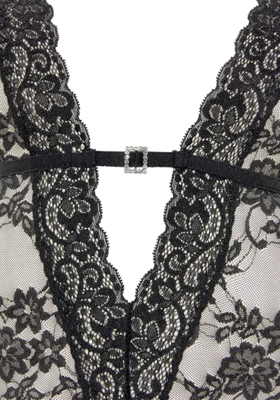 JETTE Spitzen-Bodys<Body