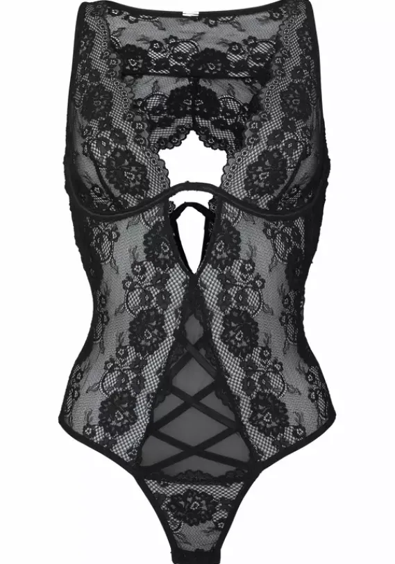 JETTE Spitzen-Bodys<Body