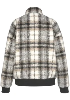 Jacken & Mantel|Buffalo Bomberjacke Creme-Braun-Schwarz