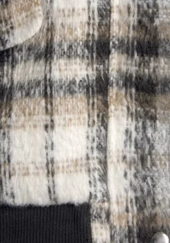 Jacken & Mantel|Buffalo Bomberjacke Creme-Braun-Schwarz