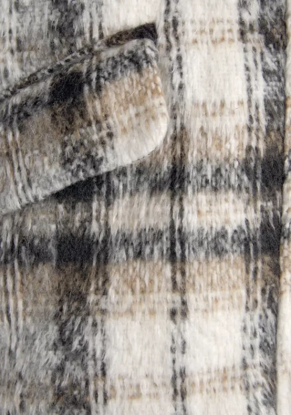 Jacken & Mantel|Buffalo Bomberjacke Creme-Braun-Schwarz