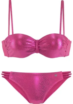 Grose Cups|JETTE Bugel-Bandeau-Bikini"Umi" Magenta