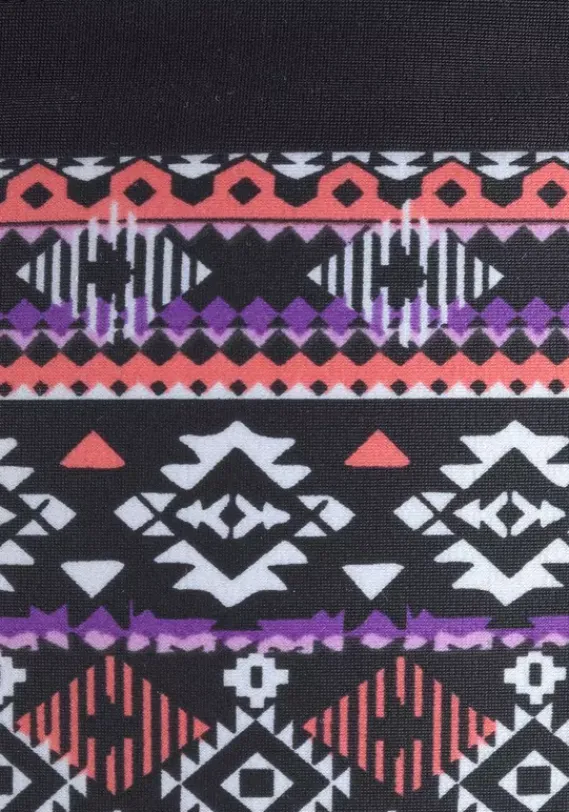 Grose Cups|LASCANA Bugel-Bikini Schwarz-Bunt