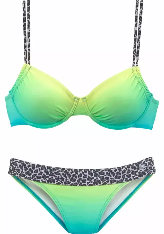 Grose Cups|KangaROOS Bugel-Bikini Turkis-Grun