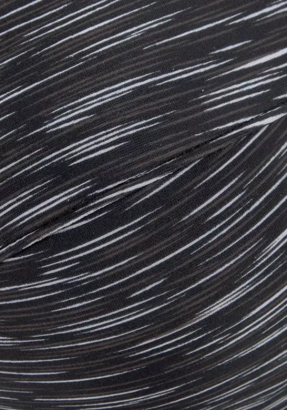 Grose Cups|KangaROOS Bugel-Bikini Schwarz-Bedruckt