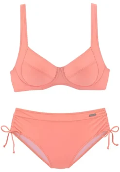 Grose Cups|LASCANA Bugel-Bikini"Annelie" Lachs