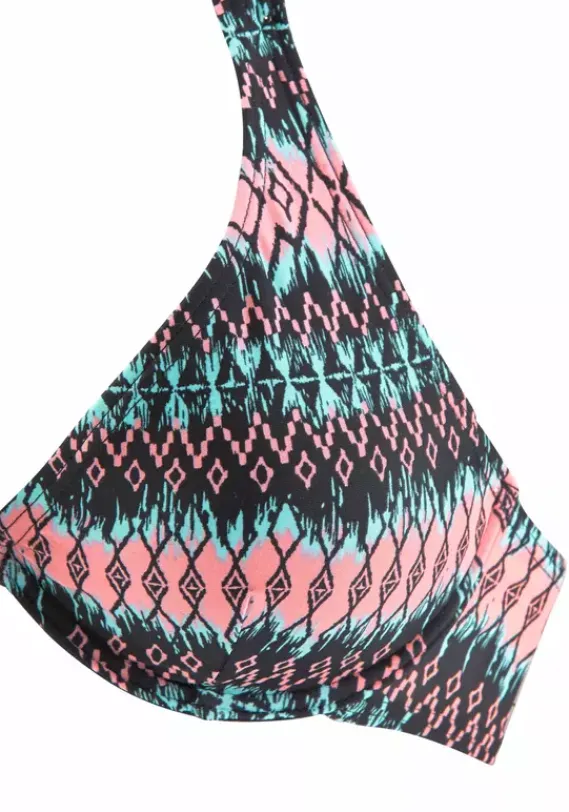 Grose Cups|Homeboy Bugel-Bikini"Brice" Schwarz-Rosa