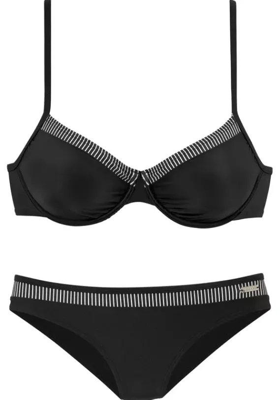 Grose Cups|LASCANA Bugel-Bikini"Emilia" Schwarz