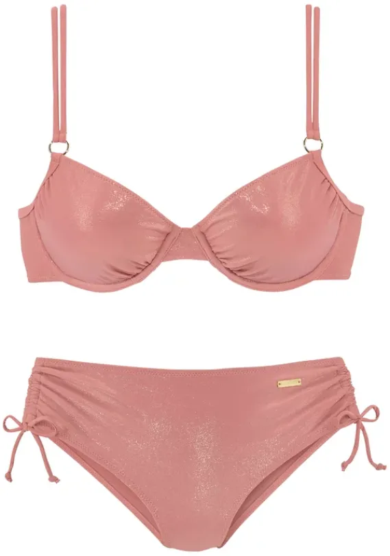 Grose Cups|LASCANA Bugel-Bikini"Gloss" Altrosa