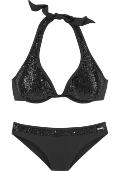 Grose Cups|Bruno Banani Bugel-Bikini"Lilith" Schwarz