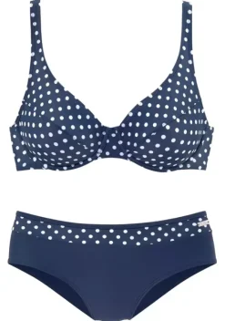 Grose Cups|LASCANA Bugel-Bikini"Rubel" Marine-Weis