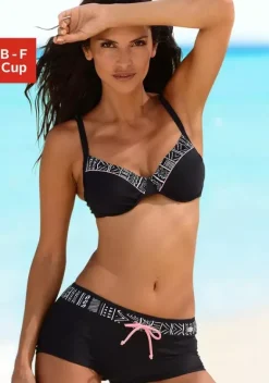 Grose Cups|KangaROOS Bugel-Bikini"Sligh" Schwarz