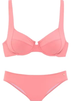Nachhaltige Bademode|s.Oliver Bugel-Bikini"Soft" Apricot